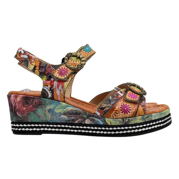 L'Artiste Spring Step Whimsy Sandal Vanille Camel Flavour SZ 40 9 Women's Pink - Picture 1 of 14